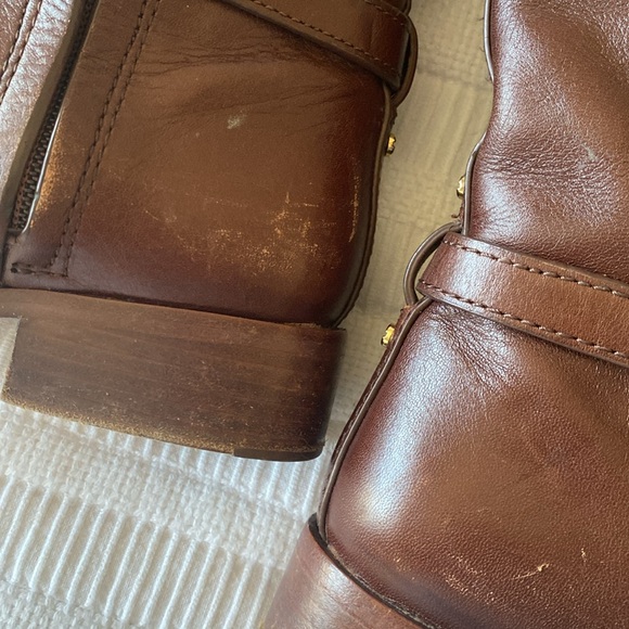 Tory Birch Brown Leather Riding Boots - Picture 5 of 7